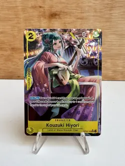One Piece One Piece Kouzuki Hiyori Alt Art SR Wings of the Captain #OP06-106 - Image 1