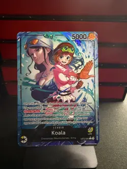 One Piece Koala OP12-081 Alt Art Holo Legacy of the Master English OPTCG NM - Image 1