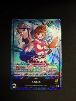 One Piece Koala OP12-081 Alt Art Holo Legacy of the Master English OPTCG NM - Image 3