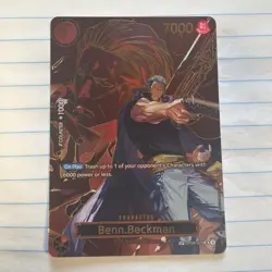 Benn.Beckman SP OP13 OP09-009 Carrying On His Will English One Piece TCG - Image 1