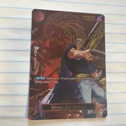 Benn.Beckman SP OP13 OP09-009 Carrying On His Will English One Piece TCG - Image 2
