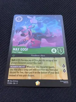 Max Goof Chart Topper 77/204 Fabled Legendary Disney Lorcana Non Foil - Image 3