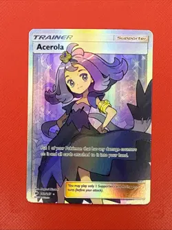 Acerola - 142/147 - Full Art Ultra Rare Burning Shadows - Pokemon Card - NM - Image 1