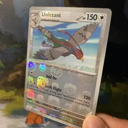 Unfezant (Black Bolt 73/86) Master Ball reverse holo rare Pokemon TCG card - Image 2
