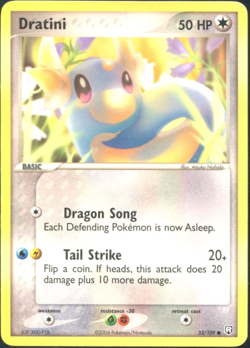 Dratini 53/109 Common Team Rocket Returns Pokemon Card NM - Image 1