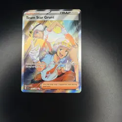 Pokemon Team Star Grunt 242/198 Ultra Rare Scarlet & Violet Base Card - Image 1