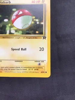 Pokemon Cards: Team Rocket 1st Edition Common: Voltorb 69/82 - Image 4