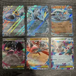 Pokemon Cards Lot Of 6 EX Phantasmal Black Bolt mega Art Holo Rare mint - Image 1