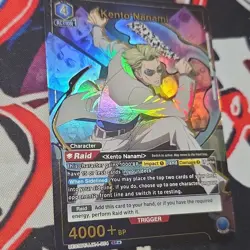 Bandai Union Arena Kento Nanami SR Holo Character Card 4000+BP Raid - Image 1