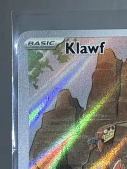 Pokemon TCG Klawf Scarlet & Violet Base Set Holo Illustration Rare Card 217/198 - Image 2