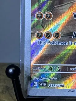 Pokemon TCG Klawf Scarlet & Violet Base Set Holo Illustration Rare Card 217/198 - Image 4