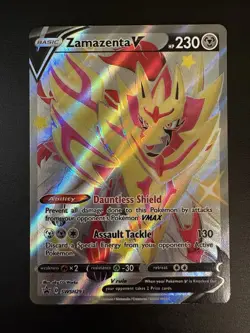 Zamazenta V SWSH293 Black Star Promos NM Pokemon TCG Card - Image 1