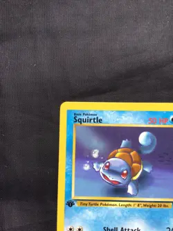 Pokemon Cards: Team Rocket 1st Edition Common: Squirtle 68/82 - Image 2