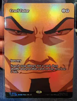 *Foil* MTG Cruel Tutor (Borderless) Avatar: Eternal-Legal 24 *Foil* - Image 3