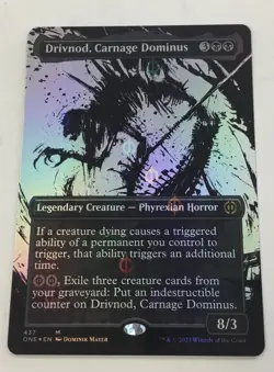 Drivnod, Carnage Dominus (Showcase) (Step-and-Compleat Foil) Phyrexia: All Will - Image 1