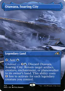 MTG - Otawara, Soaring City - Fanart Kamigawa: Neon Dynasty - EDH / Playtest - Image 1