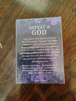 Magic: The Gathering Journey Into The NYX Defeat A God Challenge Deck New - Image 3