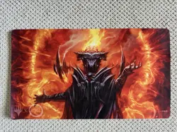 SAURON, THE DARK LORD - Magic The Gathering MTG Playmat TCG CCG MTG Playmat - Image 1