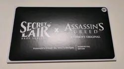 Assassin's Creed: Da Vinci's Designs Rainbow Foil Sealed Secret Lair MtG Magic - Image 1