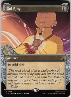 MTG Sol Ring (Showcase) Normal NM Avatar: The Last Airbender: Magic 316 - Image 1