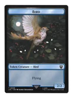 Bird // Pest Double-Sided Token Commander: Edge of Eternities Foil - Image 1