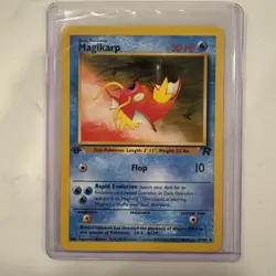 Pokemon Magikarp Team Rocket 47/82 1st Edition Uncommon TCG Card English 2000 - Image 1