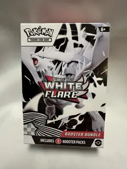 Pokemon Scarlet & Violet White Flare Booster Bundle 6 Packs NEW SEALED - Image 1
