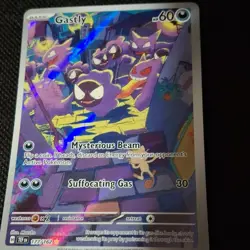 Pokemon TCG - Gastly SV05 Temporal Forces Rare Holo #177/162 Card - Image 1