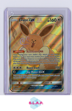 EEVEE GX POKEMON SM233 SUN & MOON BLACK STAR PROMO FULL ART ENGLISH - Image 1