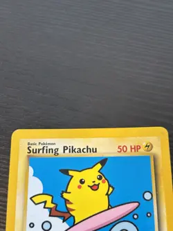 Pokemon TCG Surfing Pikachu 28/53 Wotc Promo Light Play Card - Image 2