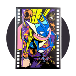 Twilight Masquerade Pokemon Card (M48): Greninja ex 106/167, Metal Promo - Image 4