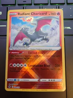Radiant Charizard 020/159 - Pokemon SWSH Crown Zenith Radiant Rare Near Mint NM - Image 1