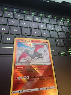 Radiant Charizard 020/159 - Pokemon SWSH Crown Zenith Radiant Rare Near Mint NM - Image 2
