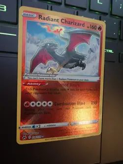 Radiant Charizard 020/159 - Pokemon SWSH Crown Zenith Radiant Rare Near Mint NM - Image 5