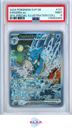 KINGDRA EX SFA SPECI4L ILL COLL POKEMON GER SVP DE-SV BL STR PRM 2024 131 PSA 9 - Image 1