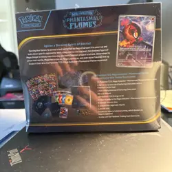 Phantasmal Flames Pokemon Center ETB Elite Trainer Box - MINOR TEARS - Image 4