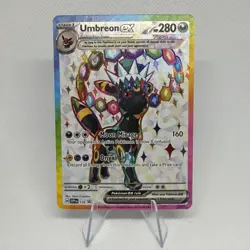 Pokemon TCG: Umbreon ex SVP176 Full Art Holo 280 HP EX Scarlet & Violet Promo - Image 1