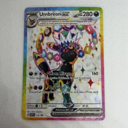 Pokemon TCG: Umbreon ex SVP176 Full Art Holo 280 HP EX Scarlet & Violet Promo - Image 3
