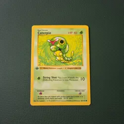 Caterpie 45/102 1st Edition - Pokemon Base Set 1st Edition (Shadowless) - Image 1