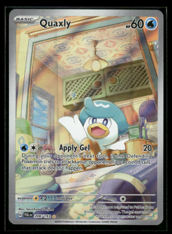 Pokemon TCG - Paldea Evolved EN - Quaxly - Illustration Rare - 206/193 - Image 1