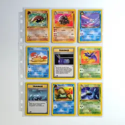 9x 1. Edition Pokemon Karten WOTC Sammlung gemischt div. Set TCG non Holo /Z40 - Image 2