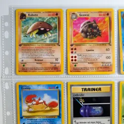 9x 1. Edition Pokemon Karten WOTC Sammlung gemischt div. Set TCG non Holo /Z40 - Image 3