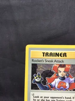 Pokemon Cards: Team Rocket 1st Edition Rare: Rocket's Sneak Attack 72/82 - Image 2