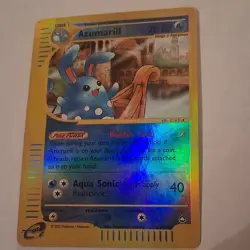 Pokemon Azumarill Aquapolis 41/147 Holo Rare 70HP English TCG Card - Image 1