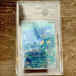 Pokemon Horsea Sv: Shrouded Fable Illustration Rare Holo TAG 10 067/064 2024 - Image 1