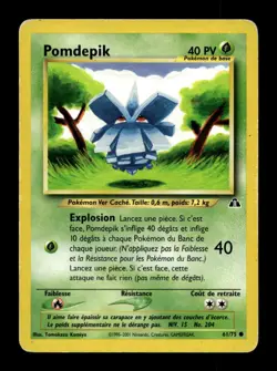 Carte Pokemon Pomdepik 61/75 Neo Discovery FR - Image 1