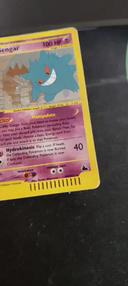 Carte Pokemon Gengar H9/H32 Set Skyridge Holo inglese ENG E-series No Charizard - Image 5