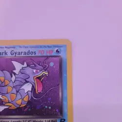 Pokemon TCG Dark Gyarados 8/82 Team Rocket Prerelease Holo Rare MP - Image 2