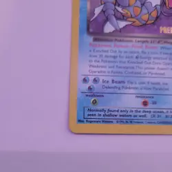 Pokemon TCG Dark Gyarados 8/82 Team Rocket Prerelease Holo Rare MP - Image 4