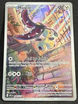 2026 Pokemon TCG Ascended Heroes Mawile Illustration Rare 246/217 Mega Evolution - Image 1